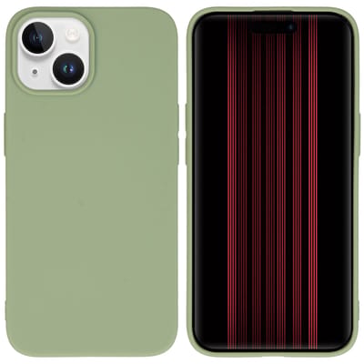 imoshion Hoesje - Geschikt voor Apple iPhone 15 - Color Backcover - Olive Green
