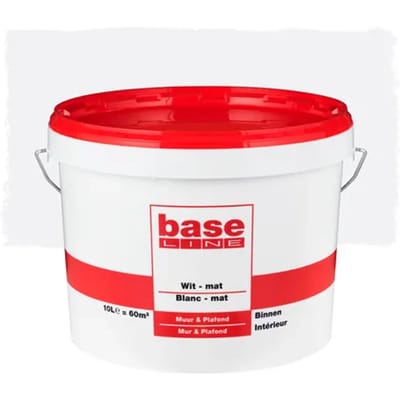 Baseline Muur & Plafond Muurverf - Mat - Wit - 10l