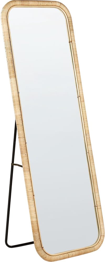 MALANGE - Staande spiegel - Naturel - Rotan