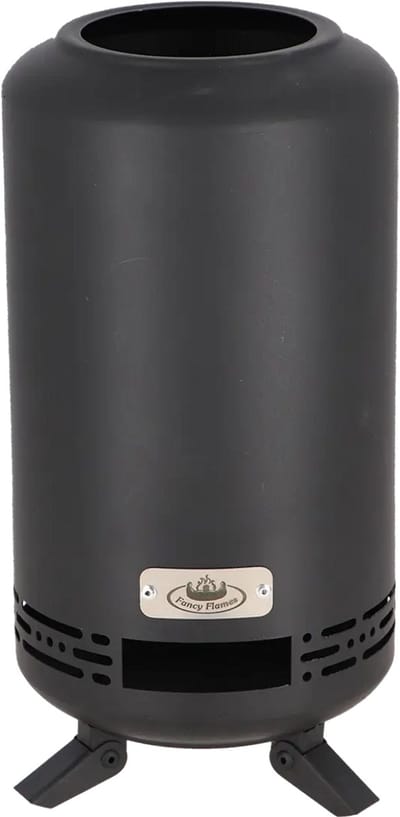 Houtpellet vuurkorf S zwart - Esschert design