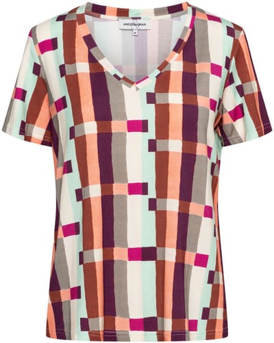 &Co Woman MARLEY BLOCK - Top - M - Groen