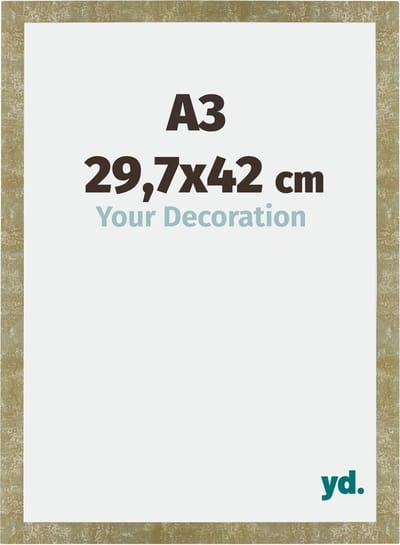 Your Decoration - Fotolijst A3 29,7x42 cm - MDF - Goud Antiek - Mura