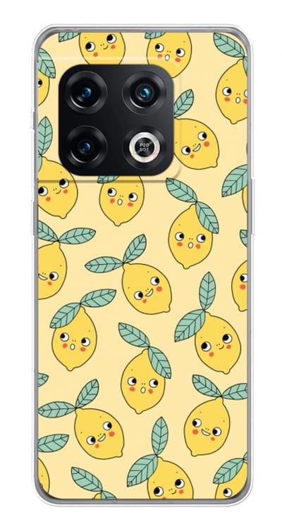 Case Company® - Hoesje geschikt voor OnePlus 10 Pro hoesje - Citroenen - Soft Cover Telefoonhoesje - Bescherming aan alle Kanten en Schermrand