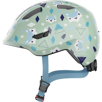Fietshelm ABUS SMILEY 3.0 green nordic S - 45-50 cm - groen - Geschikt voor gebruik op kinderfietsen - 220 g
