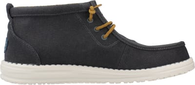 HEYDUDE - Wally Mid Waxed Canvas Heren Instappers Navy - Maat 42