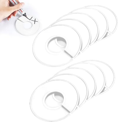 10 stuks kleerhangers met maatverdelers voor kledingkast en winkel
