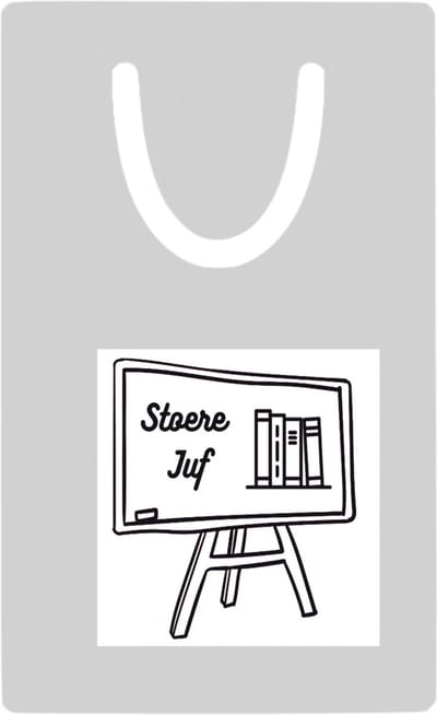 Hacebo® - Stoere juf metalen boekenlegger - Juf - Juf - Leraar Bladwijzer boekenleggers - 7.6 cm x 5cm