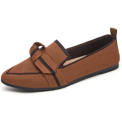 Chaussures en tissu pour femmes printemps et été nouvelles chaussures de maman légères et respirantes à une pédale 41