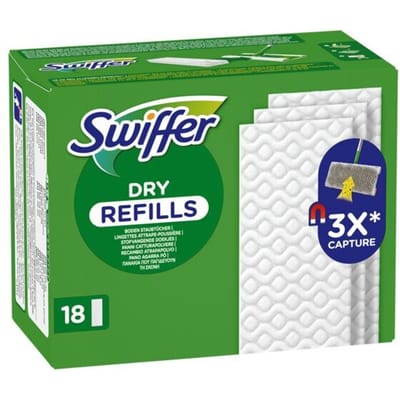 Swiffer droge vloerdoekjes, navulpak, 18 stuks