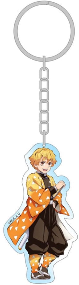 Demon Slayer: Kimetsu no Yaiba Acrylic Keychain Zenitsu Holographic 7 cm