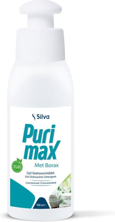 Silva - Purimax - Gel Vaatwasmiddel - 100ml - Glansspoelmiddel - Vegan