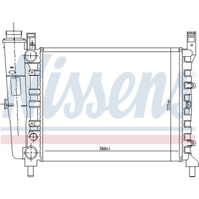 Radiator, motorkoeling NISSENS 61940