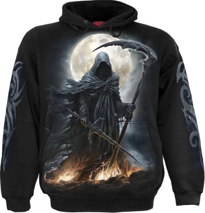 Spiral Shadow Rider Heren Trui met capuchon - zwart - XL