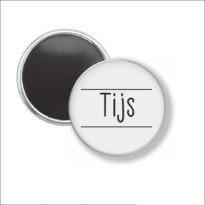 Button Met Magneet 58 MM - Tijs - NIET VOOR KLEDING