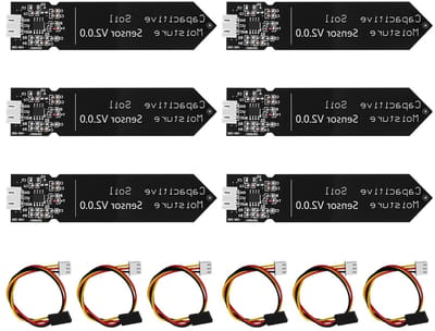 Grondvochtigheidsensor voor Planten, Capacitatieve Hygrometer Module, Ideaal voor Irrigatie en Tuinieren, Compatibel met Arduino en Raspberry Pi