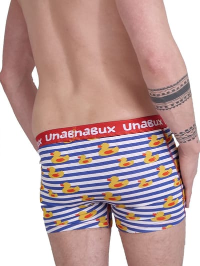 Unabux Boxer BLACK WHITE RABBIT