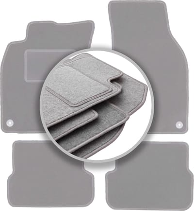 Grijze automatten voor: Audi A6 C6 FL sedan, stationwagen, avant (2006-2011)