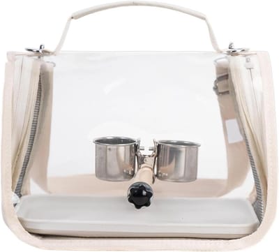 Vogeltransporttas - Draagtas Reizen - Outdoor Avonturen - Handsfree Dragen - 25x25x4 cm - Stijl B