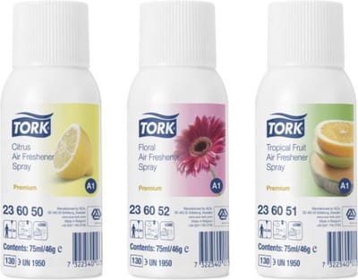 Tork Luchtverfrisser spray set a 3 geuren