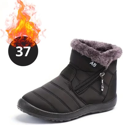 Nivard Snowboots - Sneeuwschoenen - Sneeuwboots - Dames - Wintersport - Ski - Skischoenen - Zwart - 37