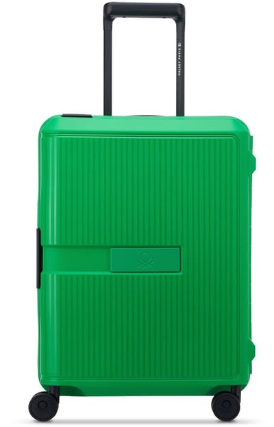 Delsey Paris x United Colors Of Benetton - Color Block- 55 cm Handbagagekoffer - Groen