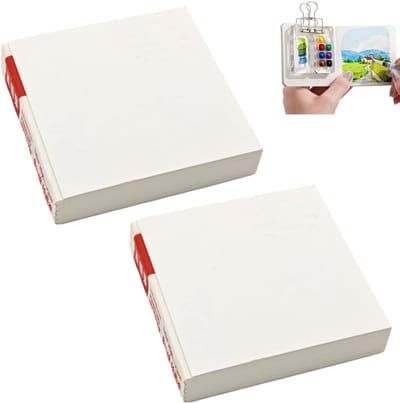 Dailygoods - Aquareldagboeken Set van 2 voor Creatieve Kunstenaars