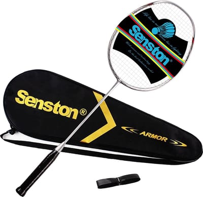 Graphit badmintonracket, carbon, badmintonracket, S330, veel talent, perfecte badmintonracket, met opbergtas
