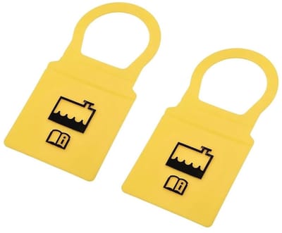 Dailygoods - Set van 2 Koelvloeistof Reservoir Deksel met Luchtdichte Afdichting