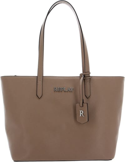 REPLAY Schoudertas Shopper Shoulder Bag Sand Bruine