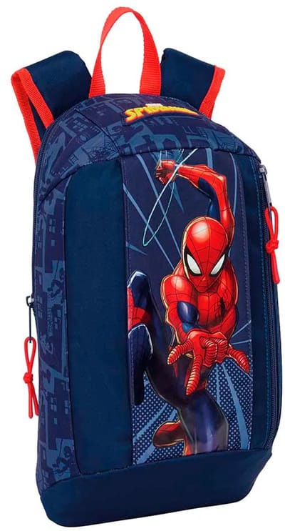 Safta Spider-man 8.5l 22x39x10 Cm Mini Rugzak Blauw Kinderen