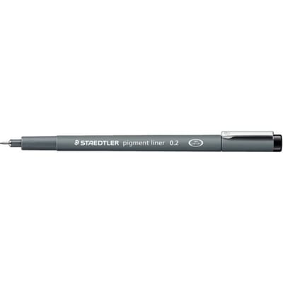 STAEDTLER - Artist Series - pigment liner - fineliner - zwart - 0,2 mm