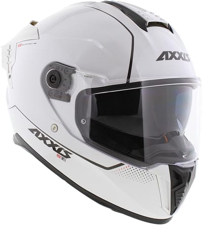 Axxis Hawk SV Evo Integraal helm solid glans parel wit XS