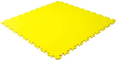 Rubbermagazijn - PVC kliktegel hamerslag - 7mm - 50x50cm - geel - winkel - showroom - garage - prijs per stuk