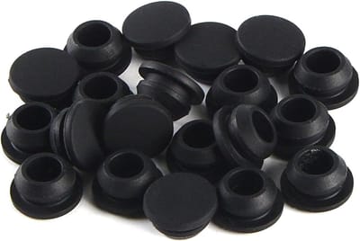20 Stuks Siliconen Ronde Gat Plugs Rubber Panel Seal Cover Flush Type Panel Voor Keuken Rubber Schotten Waterdichte Afdichting Stekkers 9mm Diameter