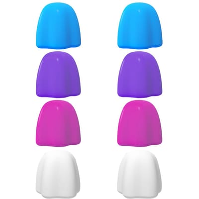 8 Stuks Tandpastahoes Siliconen Zelfsluitende Tandpastadispenser voor Badkamerhygiëne voor Kinderen en blue