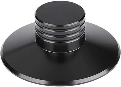 LP Stabilizer 120G voor Platen, Metalen Disc Clamp met Zachte Basis voor Turntable en CD Speler, Perfect voor Audioliefhebbers en Geluidskwaliteit