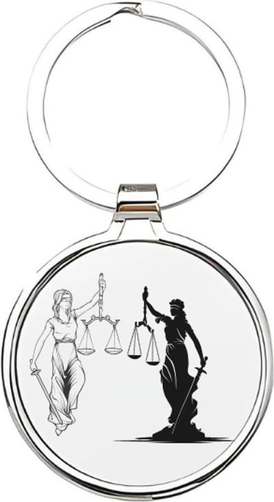 Akyol - Advocaat Sleutelhanger - advocaat - De beste advocaat - Jurist - advocate - recht - rechter - verdediger - raadsman - pleiter - wetgeleerde - meester - rechtskundige - rechtsgeleerde - 4 x 7,5 CM