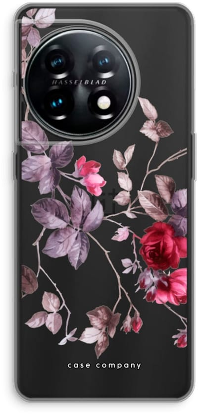 Case Company® - Hoesje geschikt voor OnePlus 11 hoesje - Mooie bloemen - Soft Cover Telefoonhoesje - Bescherming aan alle Kanten en Schermrand