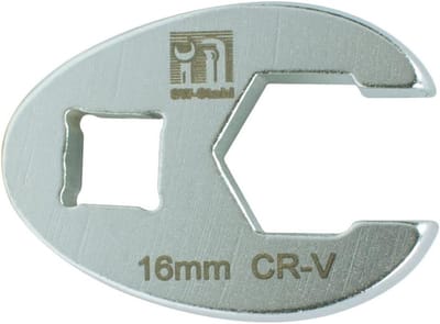 SW-Stahl 01480-16SB Ringsleutel, 16 mm, 3/8 I kraaienpootsleutel 3/8 inch I sleutel I remleidingsleutel SW 16 mm