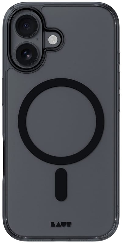 Laut Crystal Fluro Hoesje voor iPhone 17 met MagSafe – Clear Black