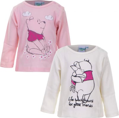 Disney Baby - 2 Baby T-Shirts - Longsleeves - Winnie de Poeh - Mt 62/68
