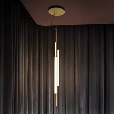 MARSET LED hanglamp Ambrosia 130 w/plug-in 3000K goudkleurig