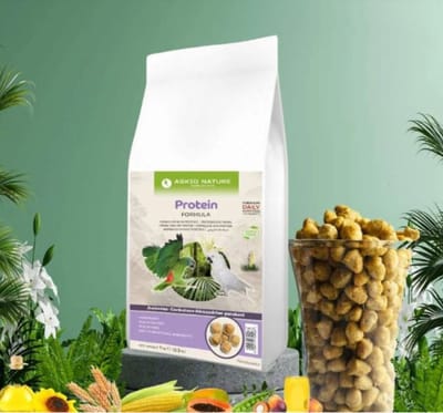Askio Nature High Protein 3kg - Papegaaienvoer - Biologisch Vogelvoer - Kaketoe - Amazone - Parkieten Voer - Vogel Voer