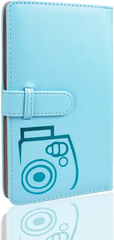 Mini Foto Album met 96 Pockets van PU Leer voor Fujifilm Instax Mini Camera's - Kleurrijk en Compact Fotoalbum voor Polaroid Foto's en Herinneringen