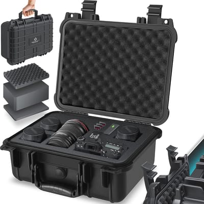 Waterdichte Fotokoffer - Universele Outdoor Koffer voor Camera's, Laptops en Accessoires - Medium