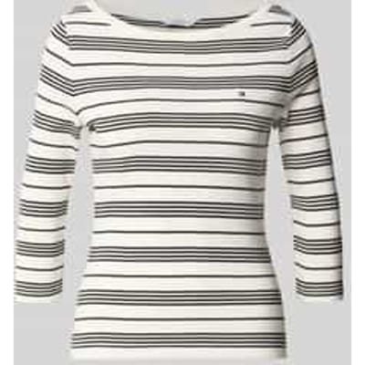 slim fit T-shirt van puur katoen
