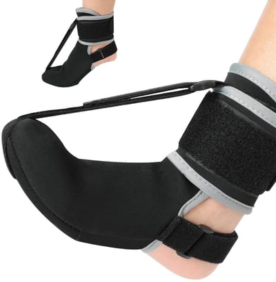 CLVP® Nachtspalk Hielspoor - Zooltjes Brace -Zwart
