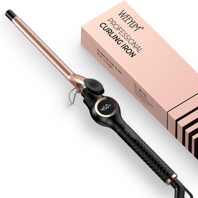 Mini Krultang 13mm voor Kort Haar - Keramische Toermalijn Ionen Technologie