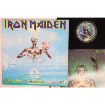Disque vinyle IRON MAIDEN  Seventh Son Of A Seventh Son C190258 CAPITOL 1988 US Metal Occasion