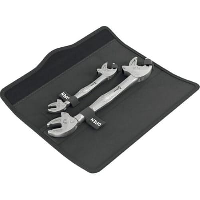 Wera 05020340001 6006 Joker 2 Set 1 Zelfaanpassende dubbele steeksleutel Sleutelbreedte (metrisch) 7 - 19 mm Sleutelbreedte (inch) 1/4 - 3/4